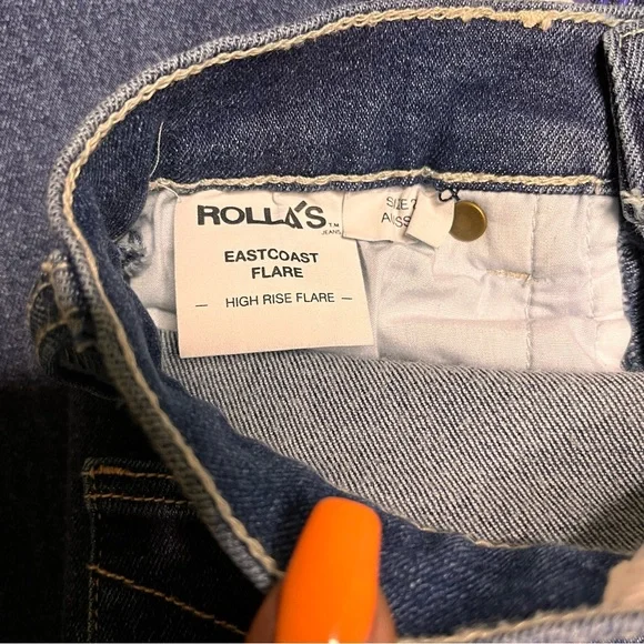 NWT ROLLA'S East Coast High Rise Flare Jean - Picture 13 of 15